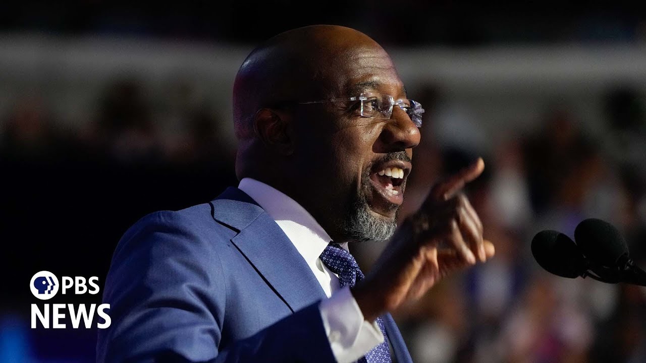 WATCH: Sen. Raphael Warnock speaks at 2024 Democratic National Conv...